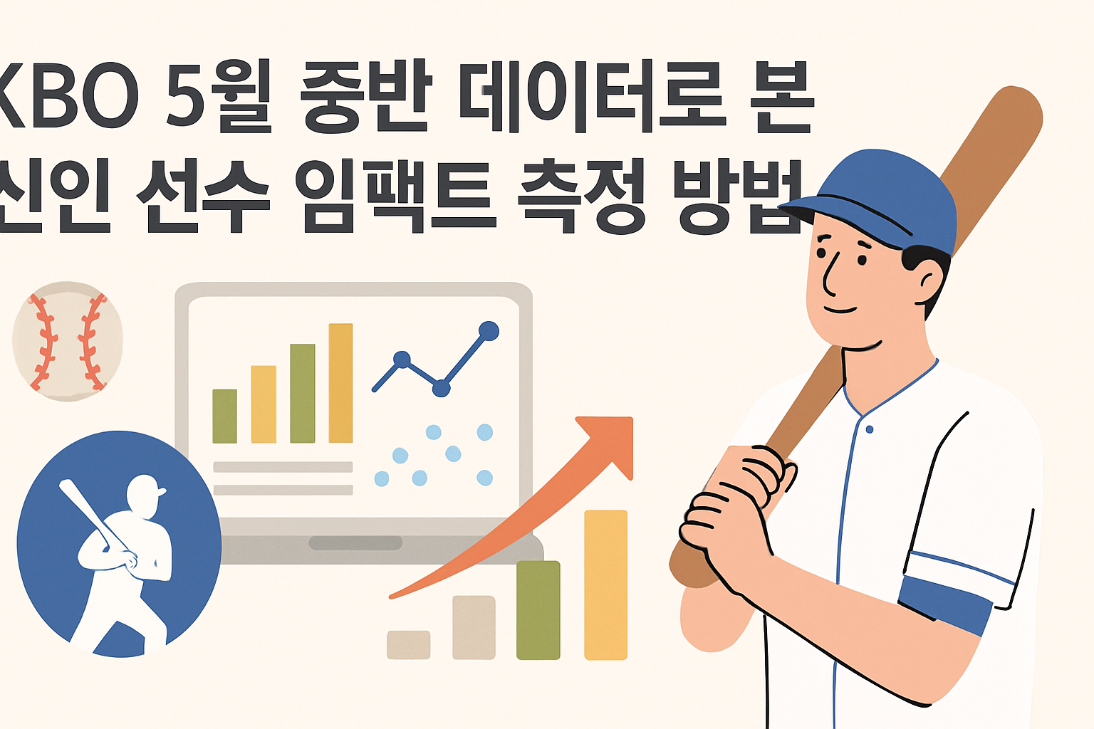 KBO 5월 중반 데이터로 본 신인 선수 임팩트 측정 방법