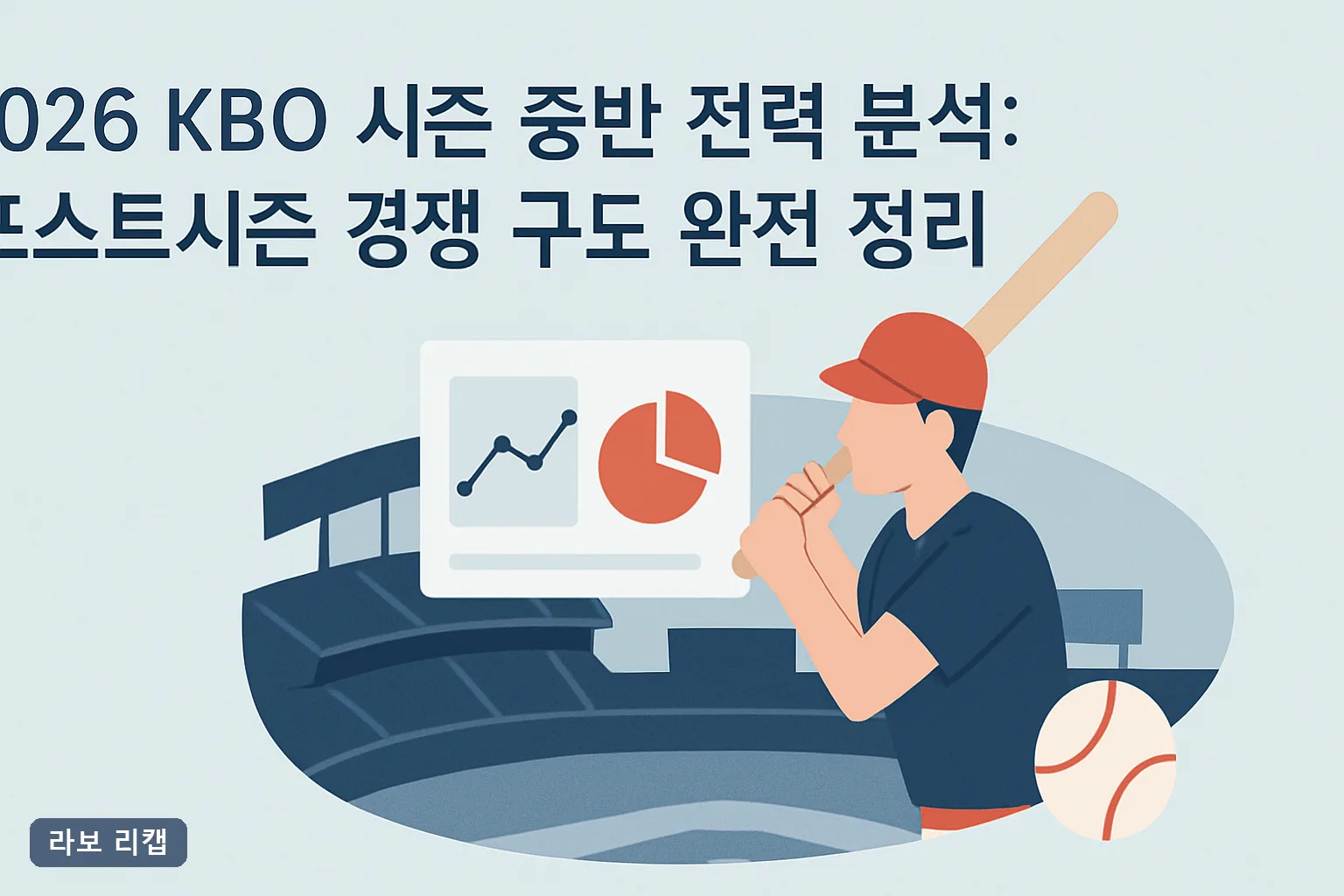 2026 KBO 시즌 중반 전력 분석: 포스트시즌 경쟁 구도 완전 정리