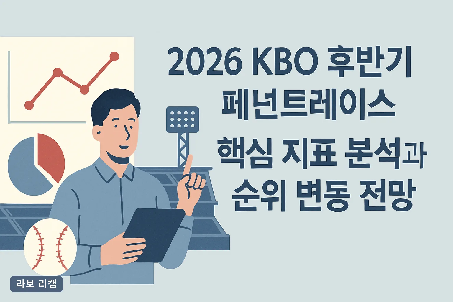 ** 2026 KBO 후반기 페넌트레이스 핵심 지표 분석과 순위 변동 전망: 8월 기준 7대 데이터 총정리